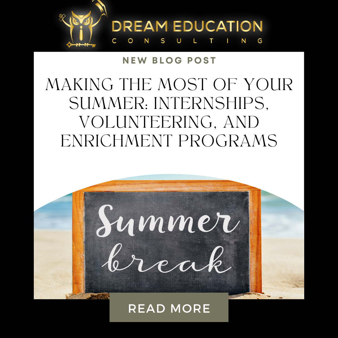 Making the Most of Your Summer: Internships, Volunteering, and Enrichment Programmes